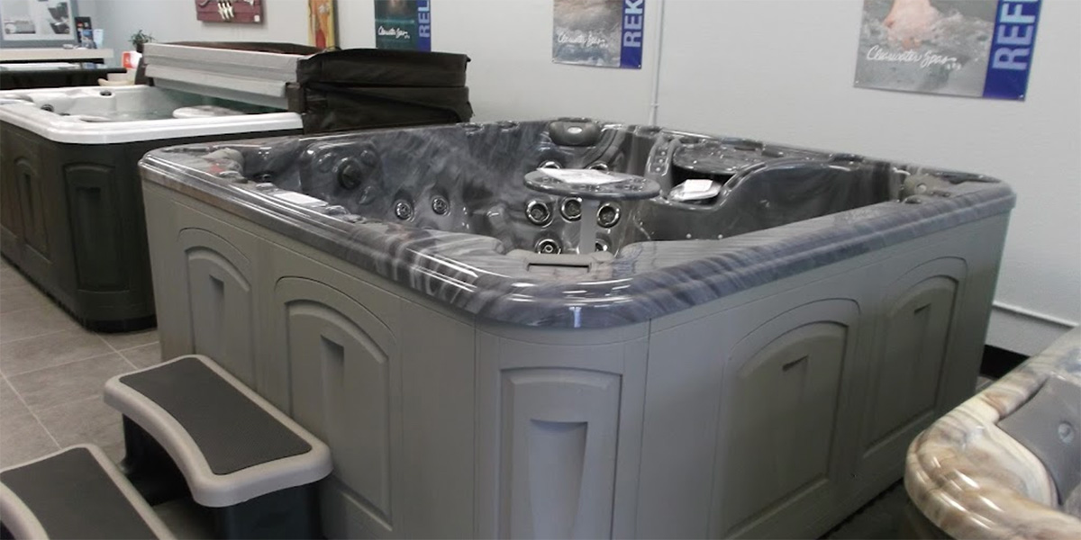 See the best hot tubs in our showroom